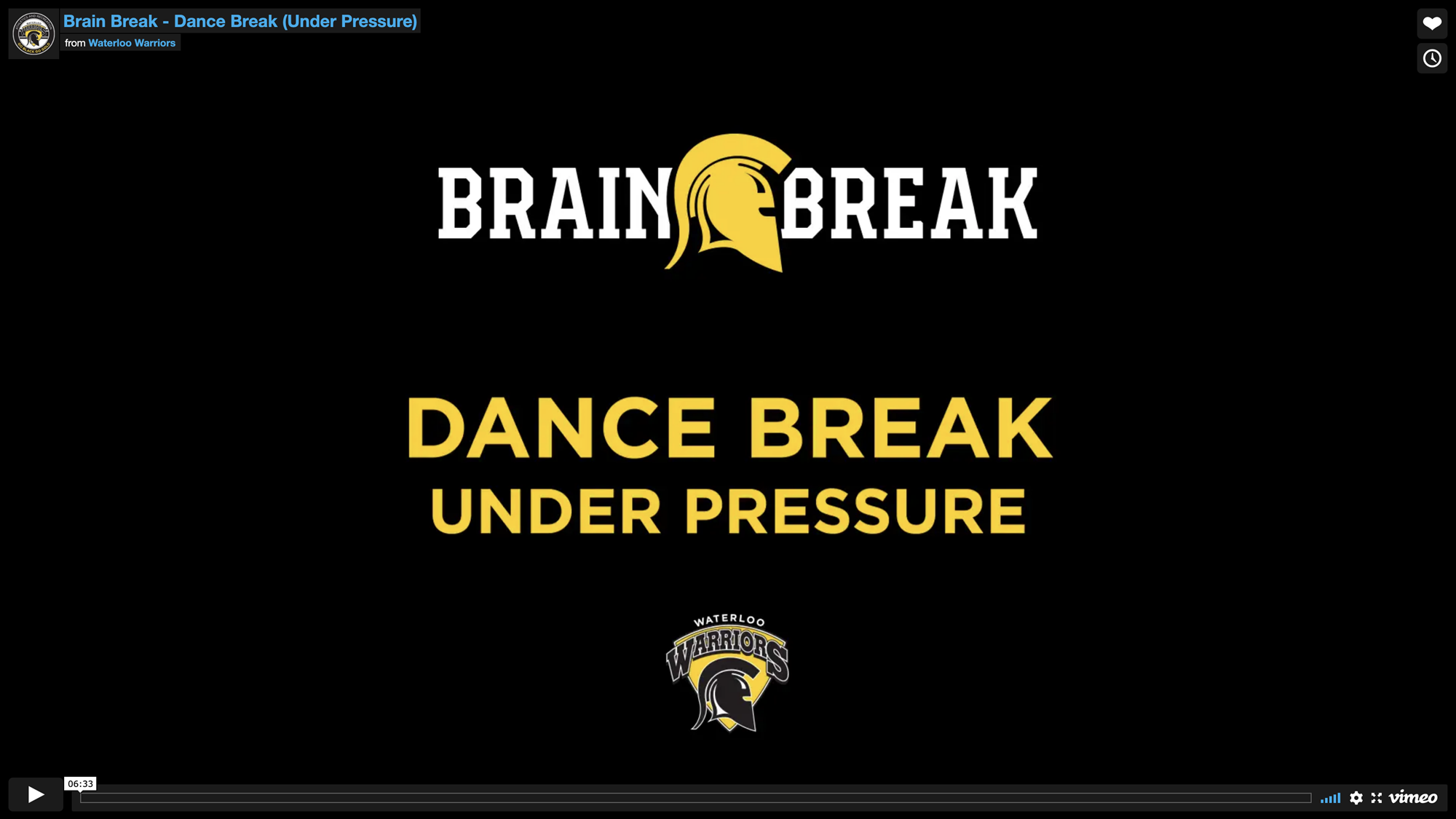 Dance Break Under Pressure